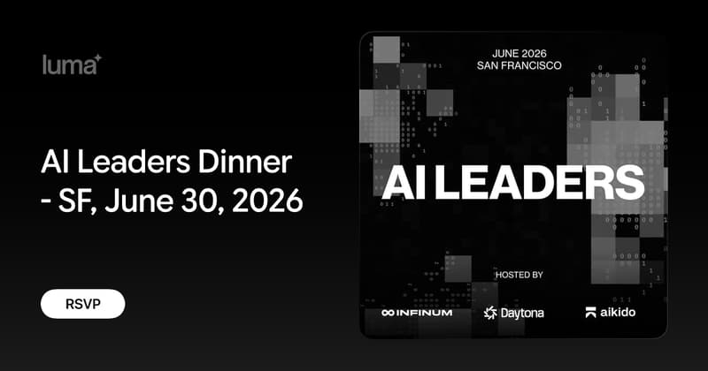 AI Leaders Dinner - SF