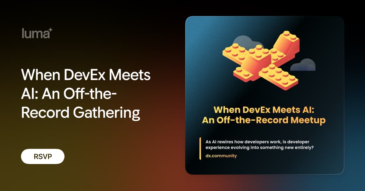 When DevEx Meets AI: An Off-the-Record Gathering