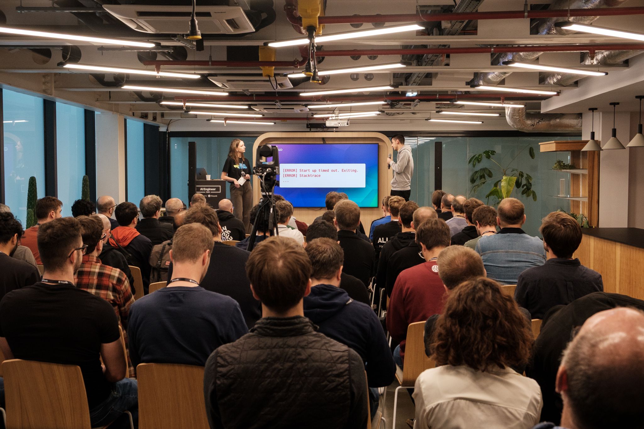 AI Engineer Paris speaker on stage