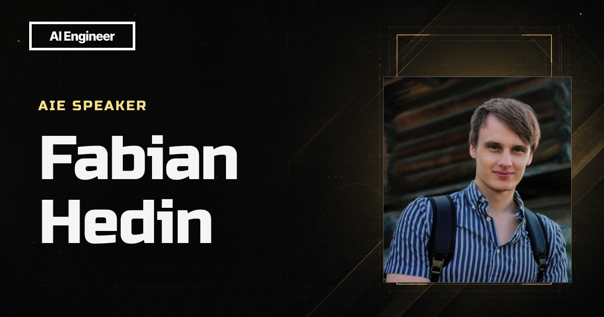 Fabian Hedin: Bio, Work & Ideas | AI Engineer