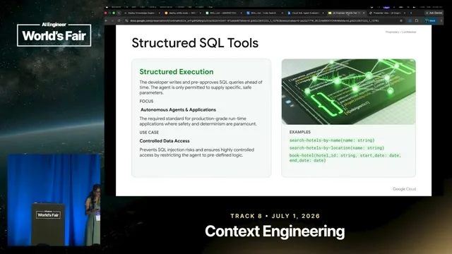 Selected presentation frame from Build-Time vs. Run-Time: Why Dev Tools Fail in Production — Averi Kitsch & Prerna Kakkar, Google at 303 seconds