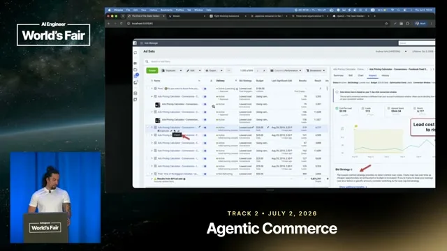 Selected presentation frame from The End of the Static Screen: Architecting Intent-Driven UX — Gus Iwanaga, commercetools at 274 seconds