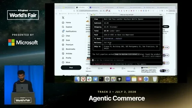Selected presentation frame from Agent Spending Without Controls — Rodrigo Coelho & Pranav Maheshwari, Edge & Node at 936 seconds