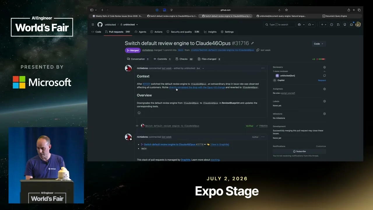 Selected presentation frame from Beyond RAG: A Relational Context Engine That Cuts Token Burn — Unblocked at 338 seconds
