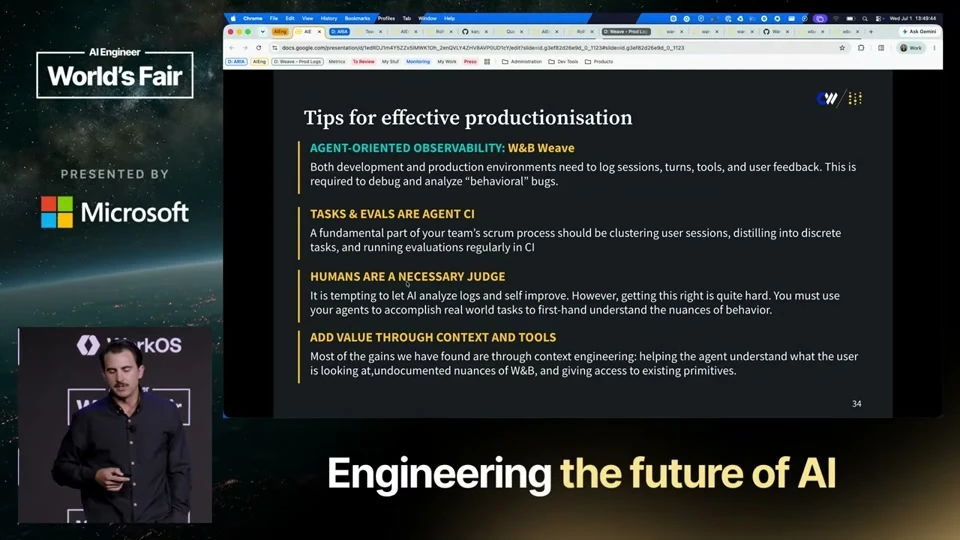 Source frame: Keep humans in the loop—and let the experiment finish