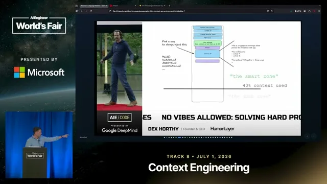 Selected presentation frame from It’s Tokens All The Way Down: How RLMs are Different — Kevin Madura, AlixPartners at 330 seconds