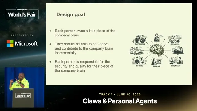 Selected presentation frame from Your company brain will leak secrets: how we stopped it for big banks — Tanmai Gopal, PromptQL at 585 seconds