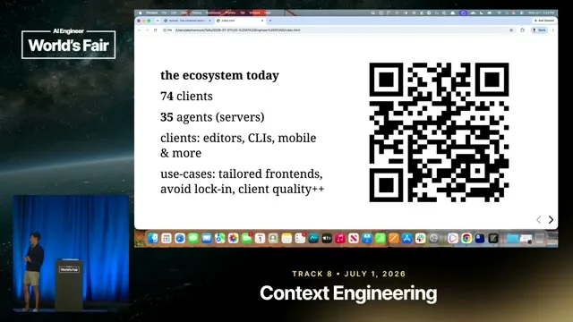 Selected presentation frame from ACP: The Universal Remote Control for AI Agents — Alex Hancock, Block at 579 seconds