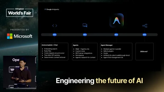 Selected presentation frame from Get Out of the Model's Way — Kevin Hou, Google DeepMind at 242 seconds