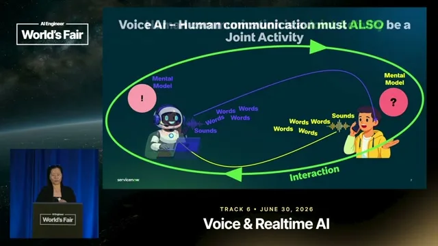 Selected presentation frame from "My name is... my name is...": A Linguistic Map for Voice Agents — Midam Kim, ServiceNow at 249 seconds