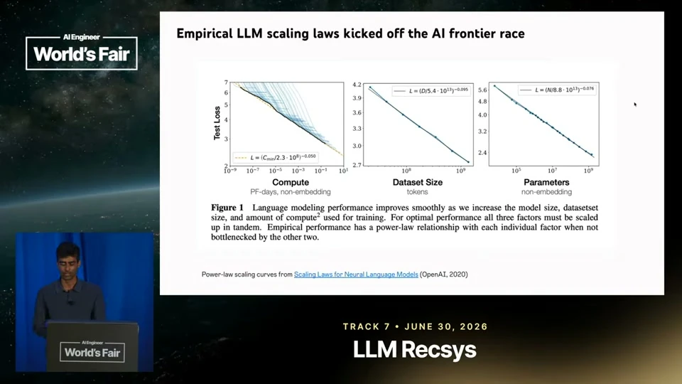 Source frame: Scaling the model changes what the feed can learn