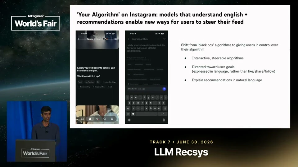 Source frame: A new interest can become an explicit recommendation input