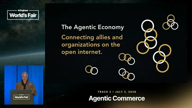 Selected presentation frame from Beyond the Lethal Trifecta: Agentic Commerce on the Open Internet — David Levine, Kiduna Club at 772 seconds