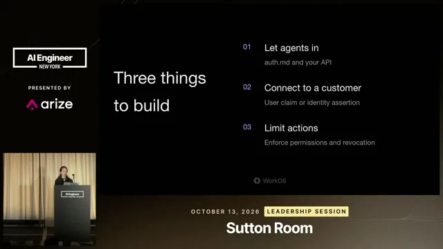 Recording frame at 18:04: How to Let AI Agents Sign Up for Your App Safely