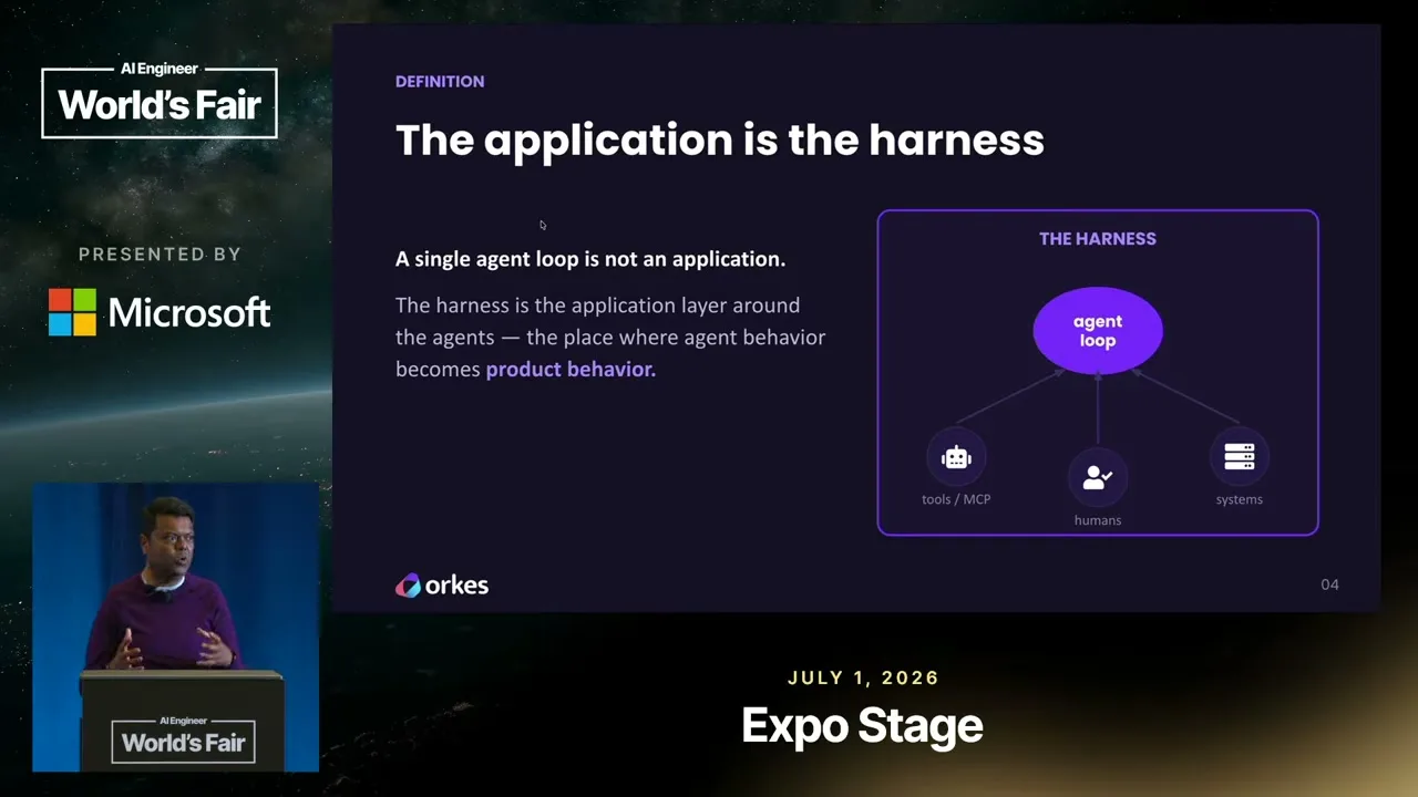 Selected presentation frame from Brains vs Hands: How to Run AI Agents Safely in Production — Viren Baraiya at 275 seconds