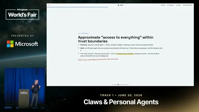 Selected presentation frame from Agents' next frontier: agent-to-agent and network effects — Jean-Denis Greze, Town at 334 seconds