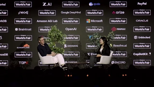 Selected presentation frame from Why AI Agents Need Million-Token Context — Thomas Wolf & Olive Song, MiniMax at 51 seconds