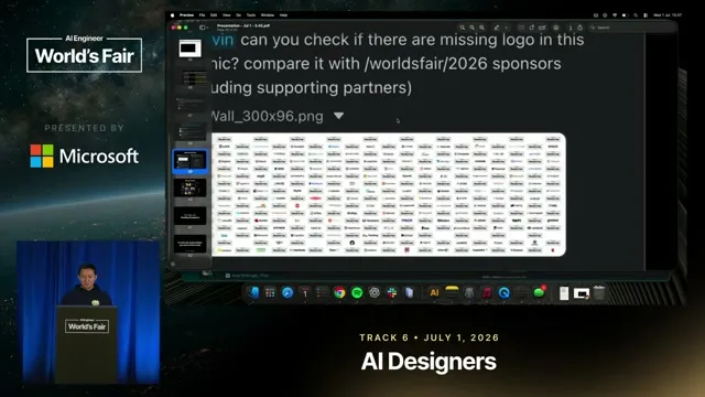 Selected presentation frame from One Designer + AI. Hundreds of Deliverables. — Vincent Wendy, AI Engineer at 809 seconds