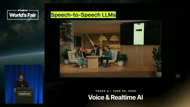 Selected presentation frame from Your Voice Agent is Just a Walkie Talkie — Neil Zeghidour, Gradium at 431 seconds