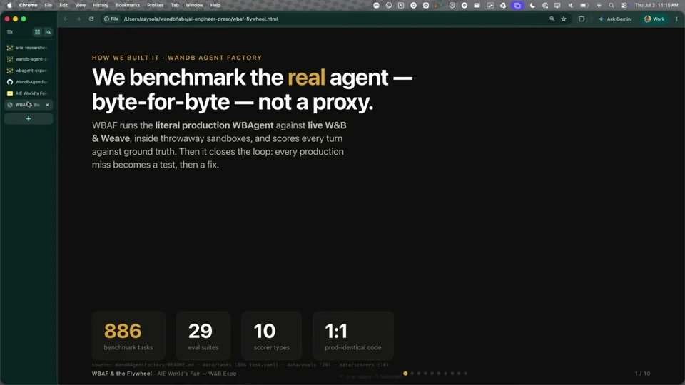 Source frame: Keep the deployed agent inside the research loop