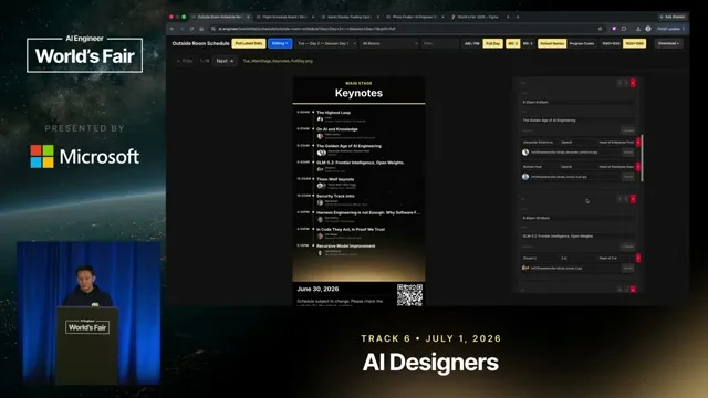 Selected presentation frame from One Designer + AI. Hundreds of Deliverables. — Vincent Wendy, AI Engineer at 928 seconds