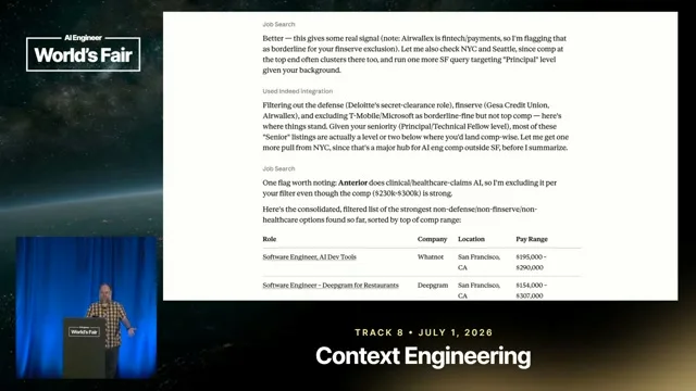 Selected presentation frame from MCP Apps: Give the Model Data, Give the User a UI — Dustin Mihalik, Indeed at 568 seconds