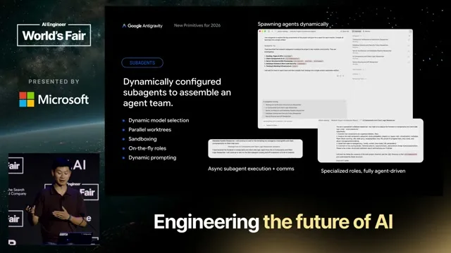 Selected presentation frame from Get Out of the Model's Way — Kevin Hou, Google DeepMind at 873 seconds