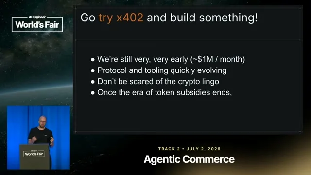 Selected presentation frame from x402 isn’t good (yet) — Jan Curn, Apify at 1199 seconds