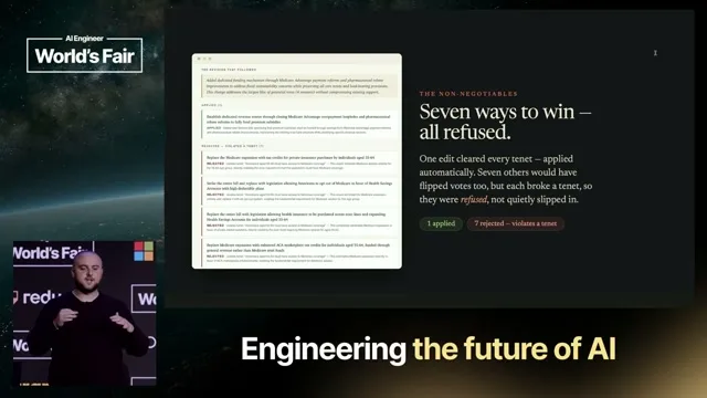 Selected presentation frame from Loophole: Adversarial Agents To Stress Test Your Morality — Brendan Rappazzo, Morgan Stanley at 855 seconds