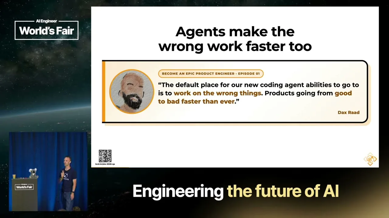 Selected presentation frame from Build the Right Thing: Product Engineering (Part 1) — Kent C. Dodds, EpicProduct.engineer at 1137 seconds