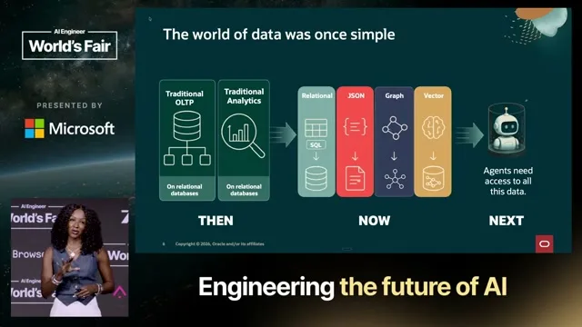 Selected presentation frame from No Memory, No Harness: Why the Database Is the Last Line of Defense — Kay Malcolm, Oracle at 792 seconds