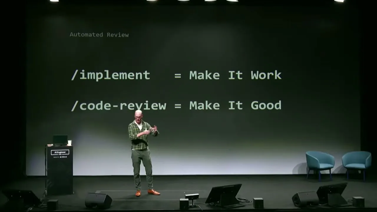 Selected presentation frame from Fixing the PR Bottleneck — Matt Pocock, AIHero at 812 seconds