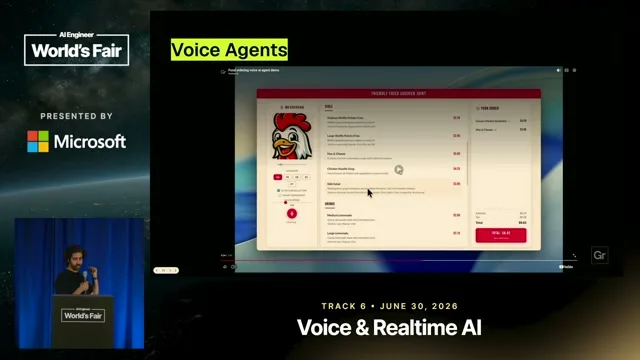 Selected presentation frame from Your Voice Agent is Just a Walkie Talkie — Neil Zeghidour, Gradium at 340 seconds