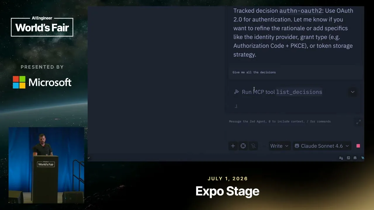 Selected presentation frame from Zero Cold Starts: Serverless AI Agents on Akamai Functions — Thorsten Hans at 930 seconds