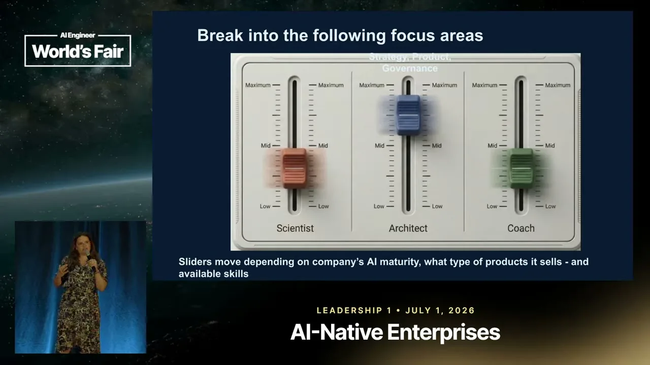 Selected presentation frame from The Chief AI Officer: Scientist, Architect, Coach — Rania Khalaf, WSO2 at 191 seconds