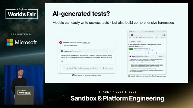 Selected presentation frame from Building ambitious software — Jonathan Kelley, Dioxus Labs & Cognition at 899 seconds