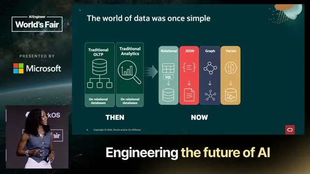 Selected presentation frame from No Memory, No Harness: Why the Database Is the Last Line of Defense — Kay Malcolm, Oracle at 754 seconds