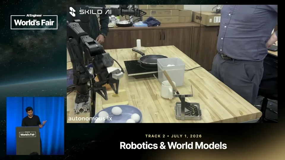 Source frame: Human demonstrations, imagined scenarios, and omelets