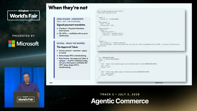 Selected presentation frame from Your Agent Just Authorized What?! — Jay Mok & Ben Coumes, Paypal at 657 seconds