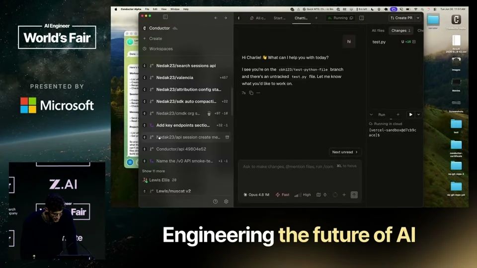 Source frame: Move execution to the cloud, then share the workspace