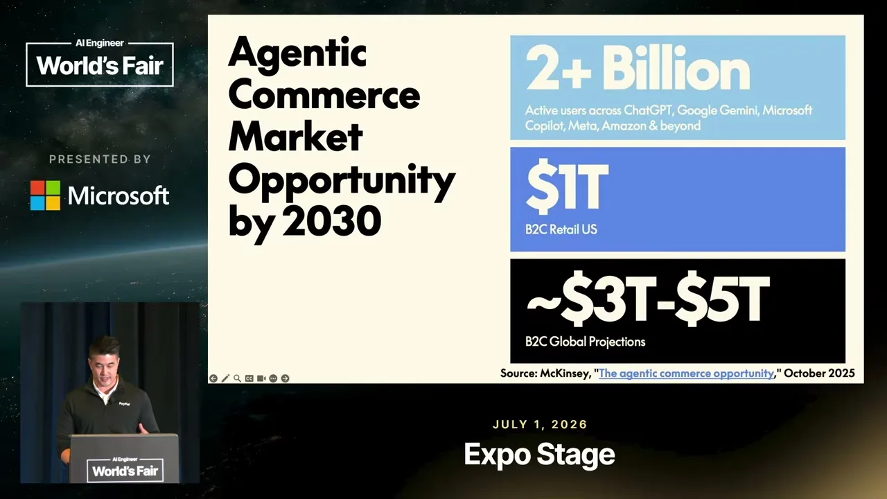 Selected presentation frame from Keyword Search Is Dying. Is Your Catalog Ready for AI Agents? — PayPal at 331 seconds