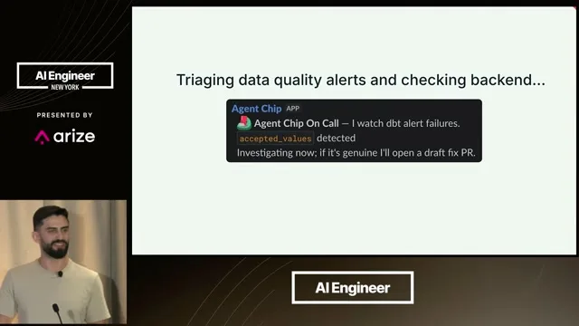 Candidate during the data-quality on-call example.