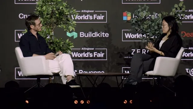Selected presentation frame from Why AI Agents Need Million-Token Context — Thomas Wolf & Olive Song, MiniMax at 555 seconds