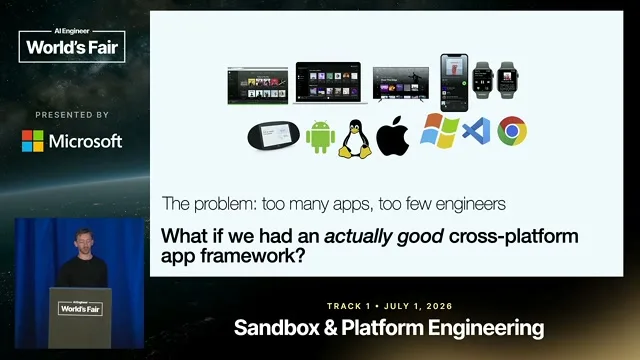 Selected presentation frame from Building ambitious software — Jonathan Kelley, Dioxus Labs & Cognition at 103 seconds