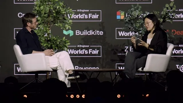Selected presentation frame from Why AI Agents Need Million-Token Context — Thomas Wolf & Olive Song, MiniMax at 338 seconds