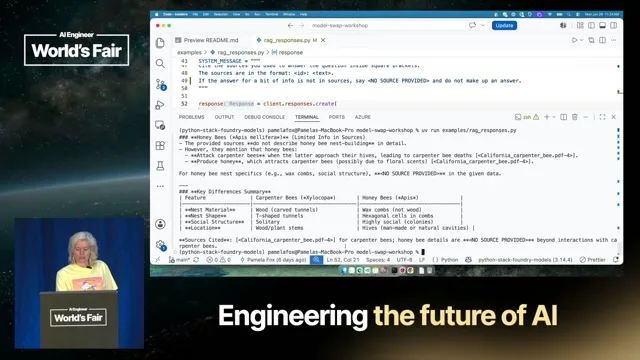Fox discusses the response labeling honeybee details as unsourced.