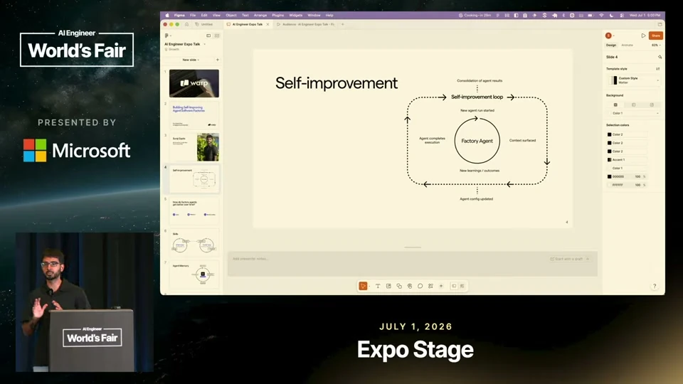 Source frame: The factory needs its own improvement loop