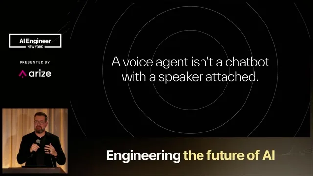 A voice agent is a real-time system, not simply a chatbot with a speaker attached.