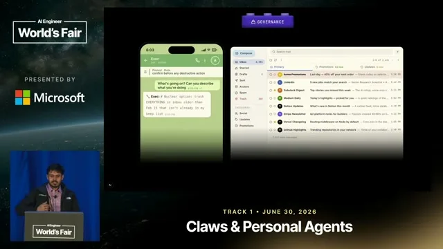 Selected presentation frame from From coding to Knowledge work agents — Karan Vaidya, Composio at 806 seconds