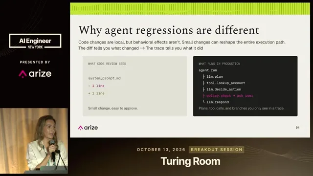 Recording frame at 5:26: Why a prompt diff misses the regression